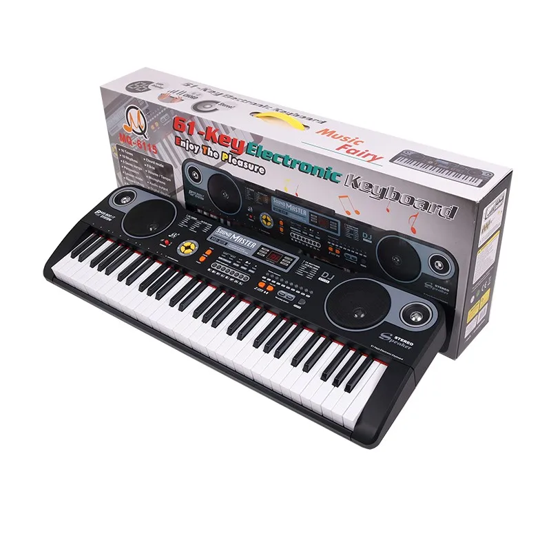 factory outlet hot sale MQ Portable Electric Keyboard Piano Keyboard Music Instrument 61 Keys for Child or Adult