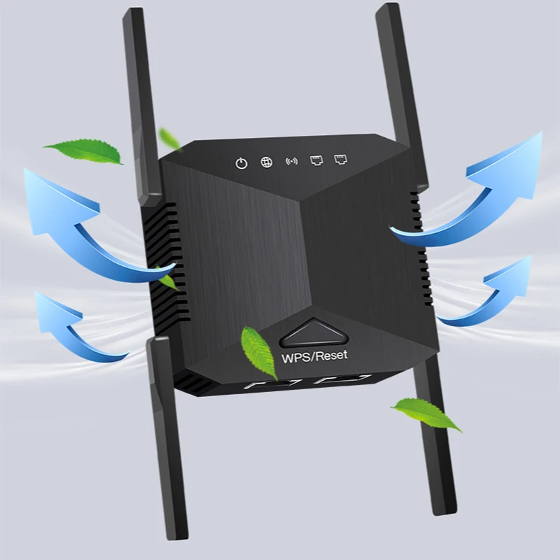 5Ghz Wireless WiFi Repeater 1200Mbps Router Wifi Booster 2.4G Wifi Long Range Extender 5G Wi-Fi Signal Amplifier Repeater