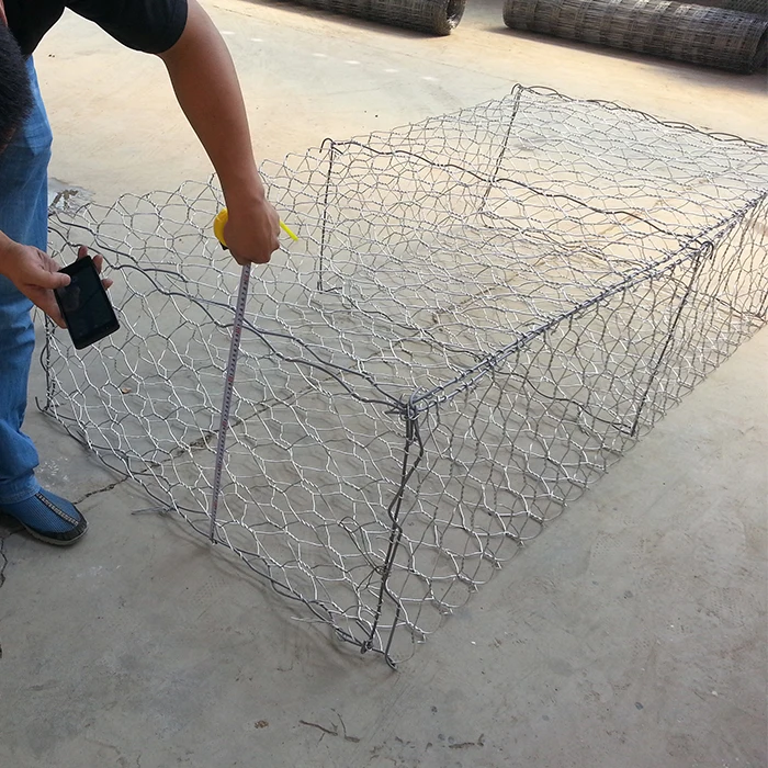 2.2x2.7mm 6x8cm 2.7x3.4mm 2.4x3.0mm 8x10cm 10x12cm Galvanized gabion box basket gabion mesh wall cost