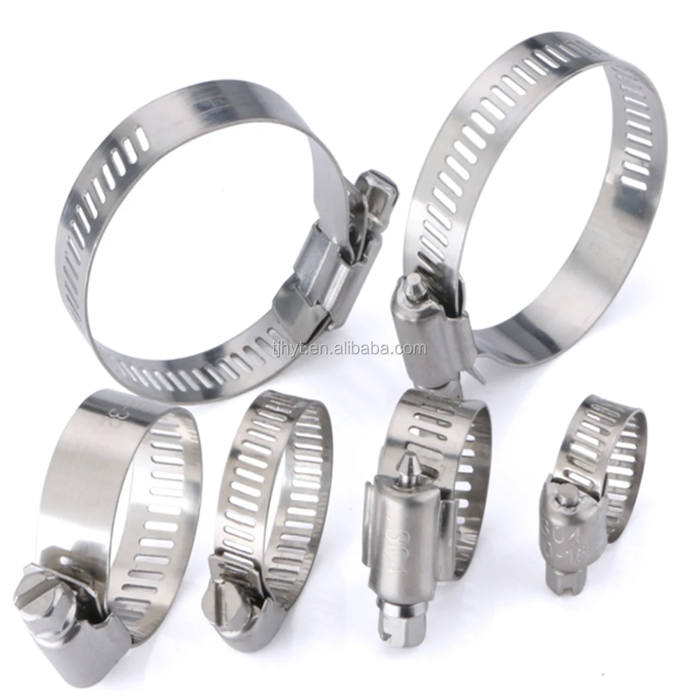 Stainless Steel hydraulic pipe hose clip hose clamp