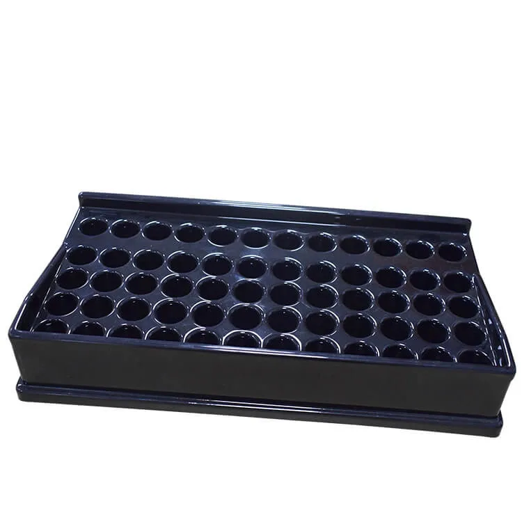 Custom vacuum forming  plastic display tray in supermarket/shop