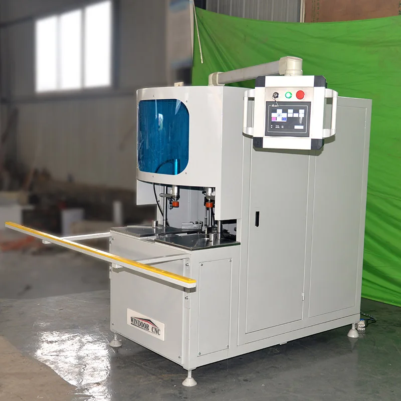 Automatic UPVC CNC Corner Cleaning Machine New Used Core Component Motor Window Making Construction Manufacturing Plant Use