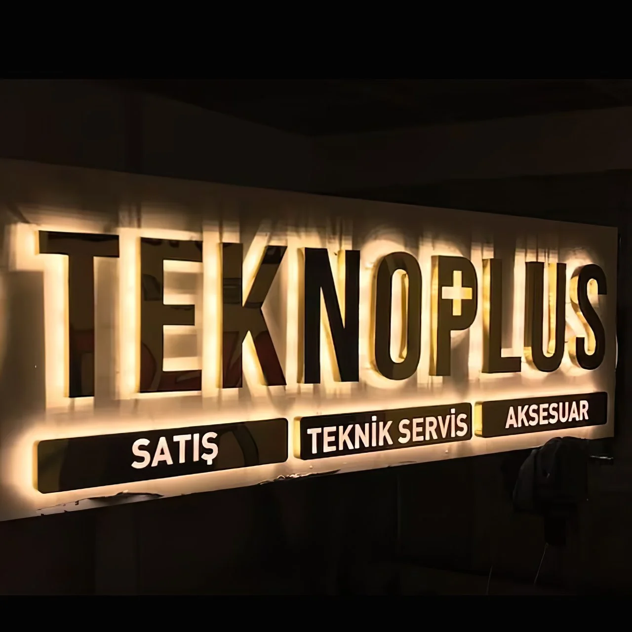 Stainless steel waterproof logo name backlit sign 3d illuminated logo sign company electrical business 3d metal logo