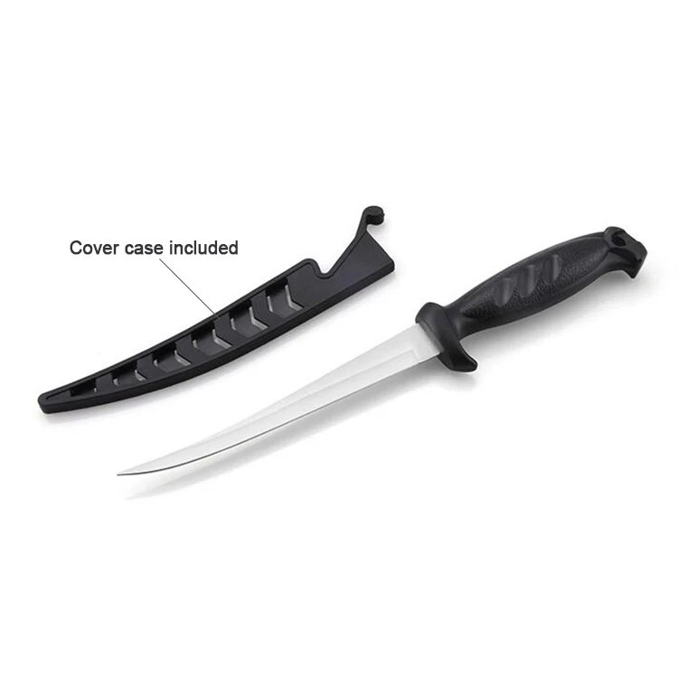 
PP+TPR Lightweight Filleting Knife 6 inch Multi Colors Knife for Outdoor Kitchen Tools Fillet Knife 