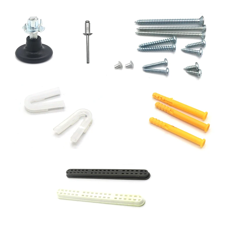 nylon guide wall plug screws Aluminium pin door and window accessories