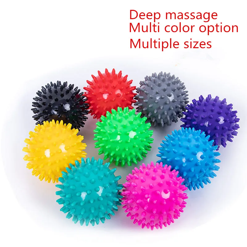 Sports Equipment Colorful Stress Exercise Ball Foot CareBack Deep Tissue Pain  Relief Massager Trigger Point Massage Roller Too
