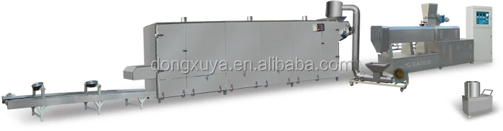 Extruder pregelatinized starch puffing machine production line