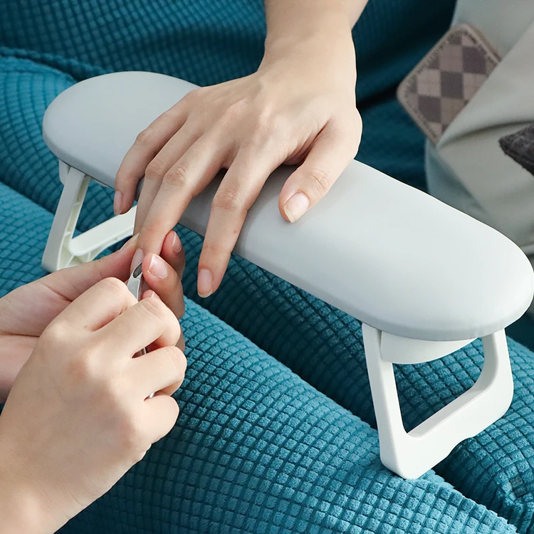 New Salon Manicure Stand Cushion Holder Soft Pu Leather Pillow Nail Arm Rest for Nails