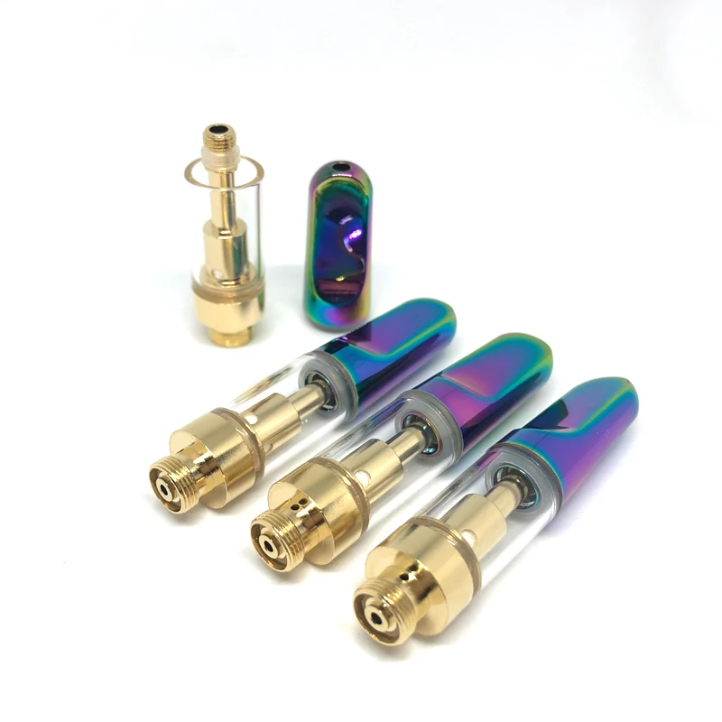 
 Картридж с резьбой 510, 0,5 мл/1,0 мл, новый пустой картридж с керамической катушкой cbd для атомайзера CBD с густым маслом  