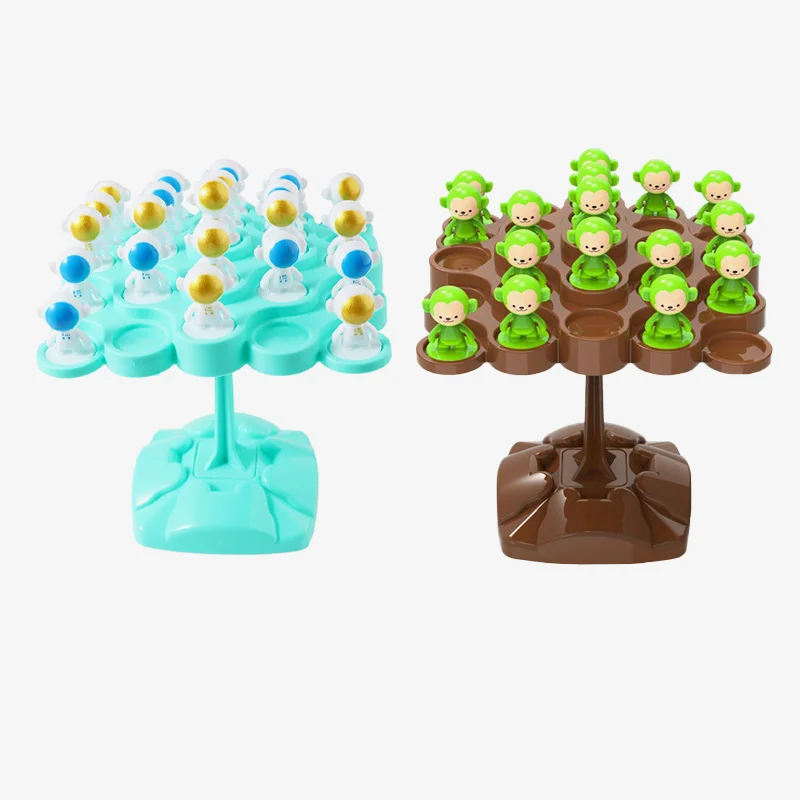 Space balance tree children desktop game Balance Board  table gaming monkey Balance tree kids children parent interactive toys