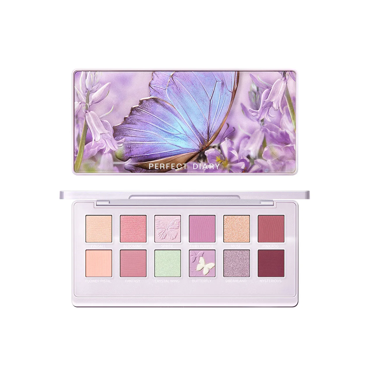 Perfect Diary  Explorer Palette 2022 New in Arrival Low Price Eye Shadow Palette 91 Colors 2 Color Circular Empty Eye Shadow