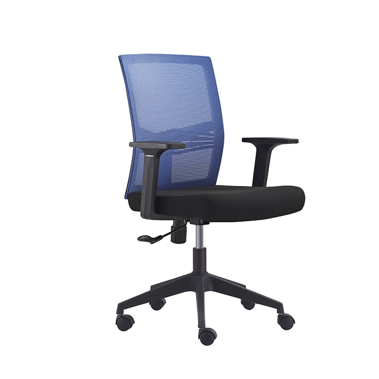 Регулируемое вращающееся Сетчатое кресло со средней спинкой