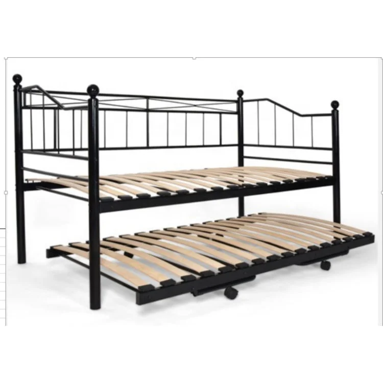Daybed с матрасом в комплекте, Выдвижная Кронштейн и кровать для хранения, выдвижная под матрасы из массива дерева, набор для спальни