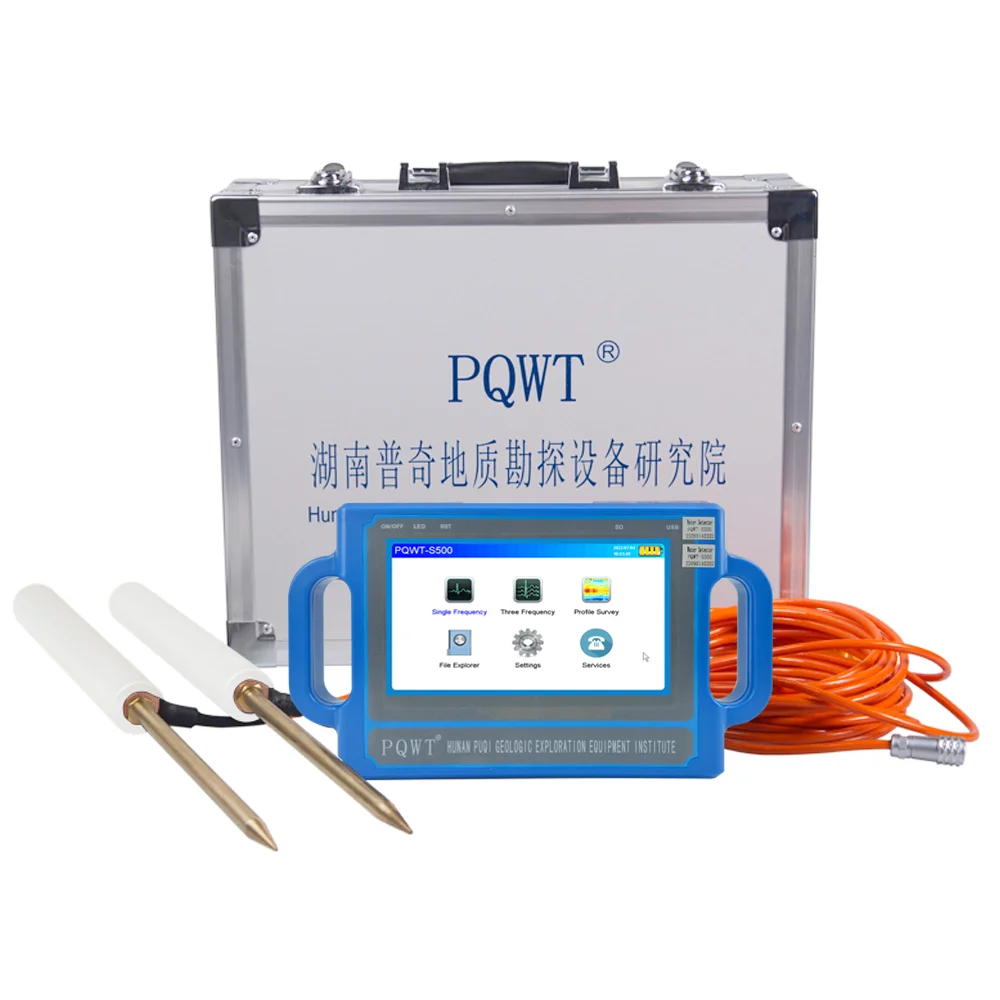 PQWT S500 бурение скважин оборудование для каротажа геофизический детектор глубокой Подземной Воды 500 м