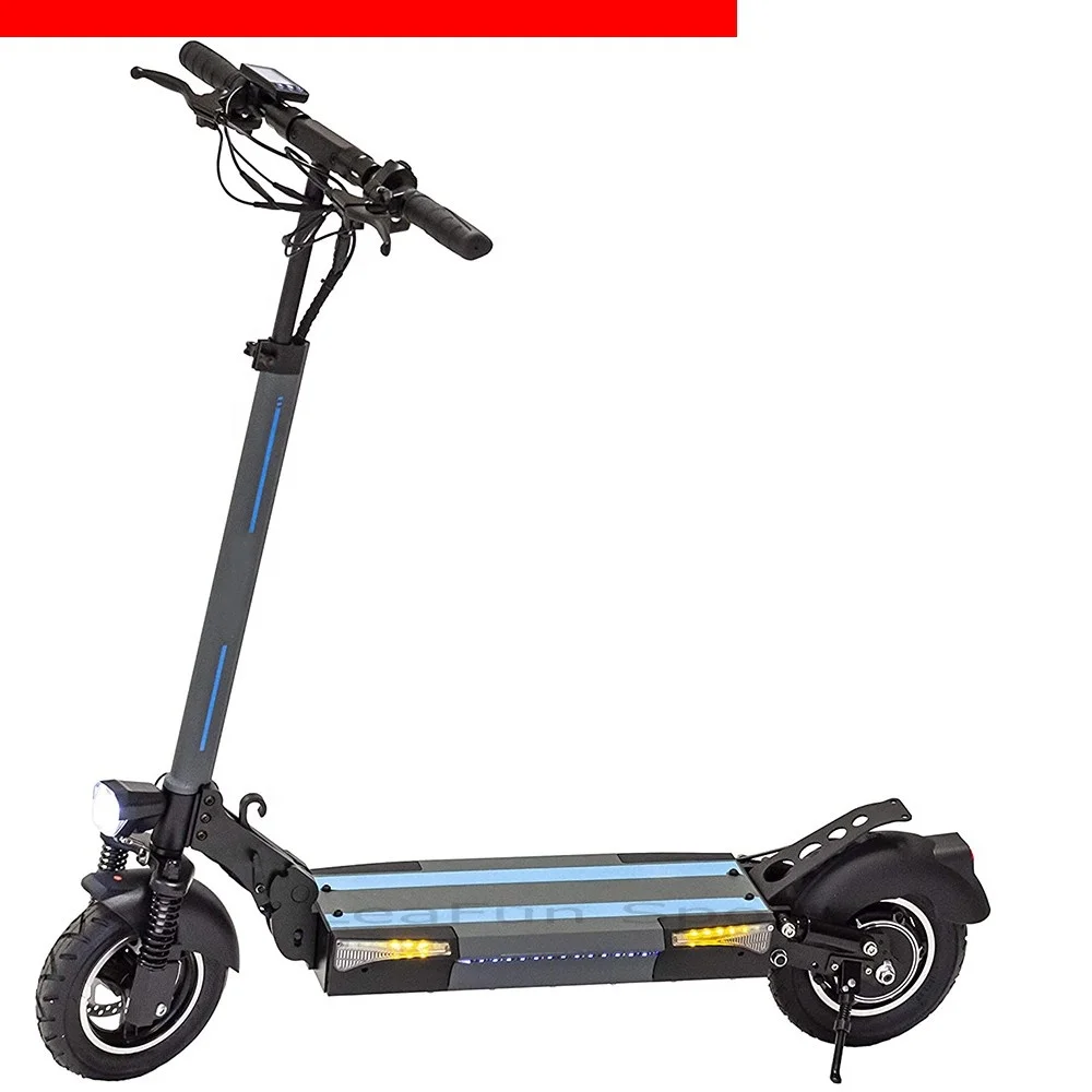 Big Capacity 12.5AH Battery 60KM & 600W Motor & 10inch Two Wheel Adults Mobility Off Road Wheels Electric Scooter