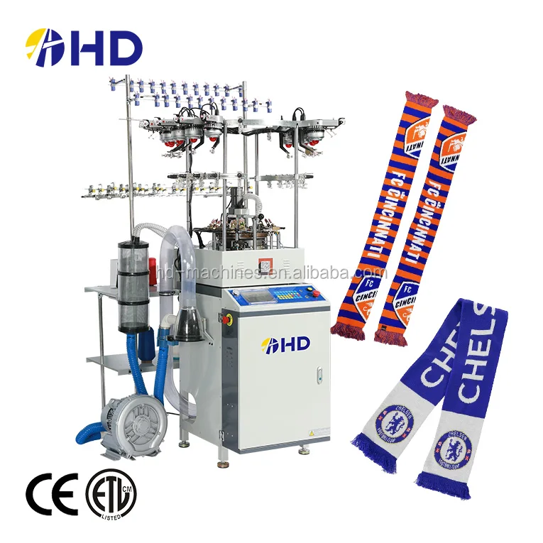 High speed seamless scarf muffler  knitting machine