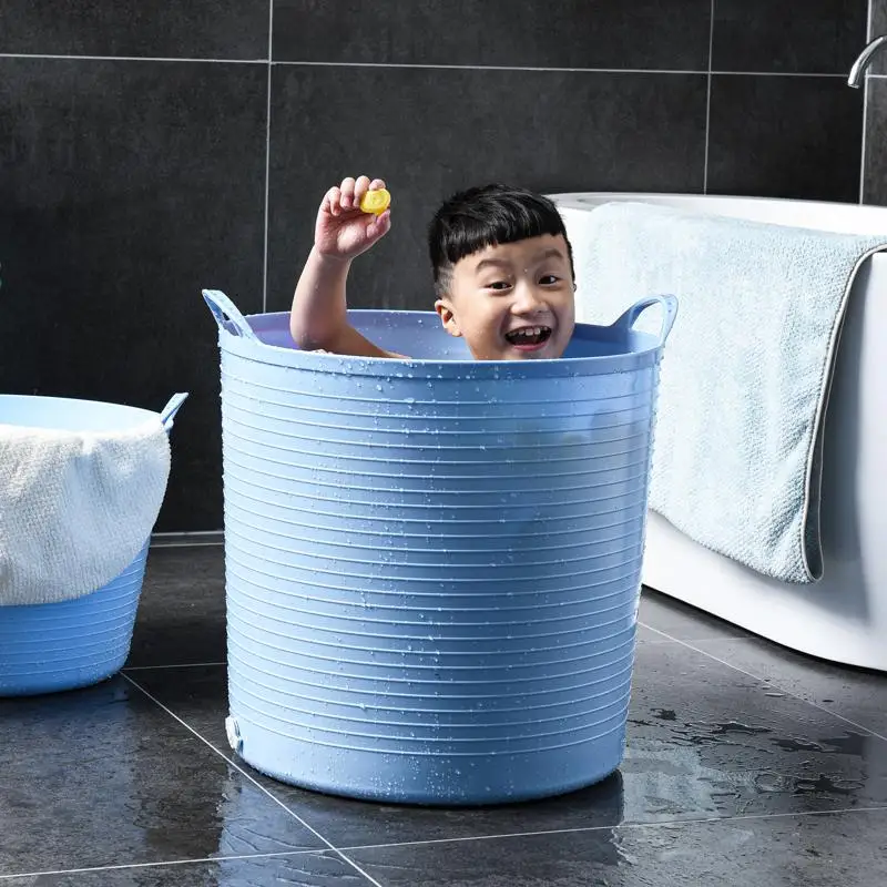 Portable baby stand up plastic bath tub baby bath tub swimming