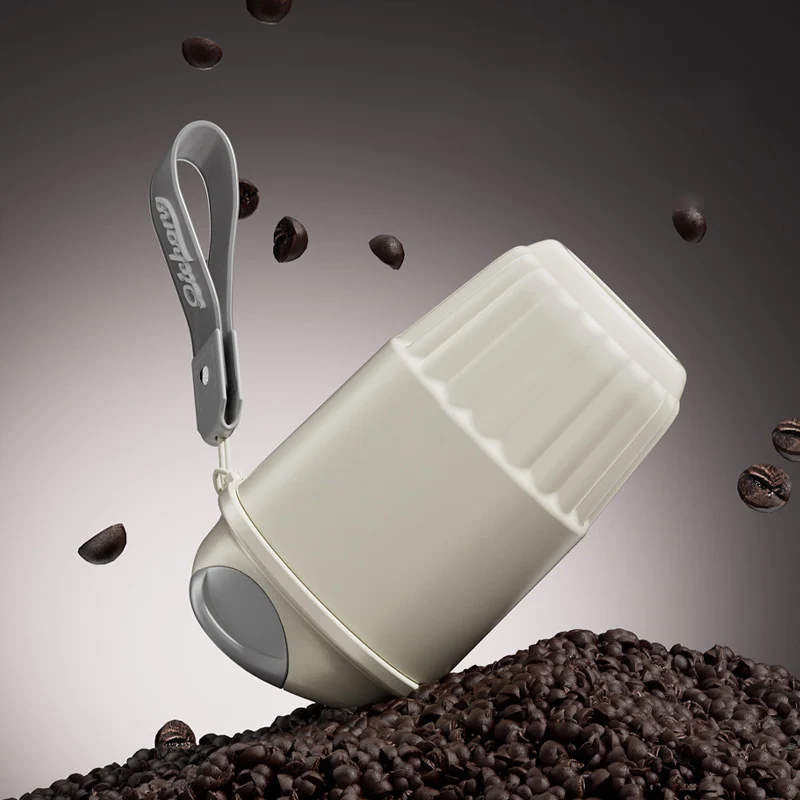 Hot sale quality ceramic liner stainless steel office light luxury mini ice american coffee cups