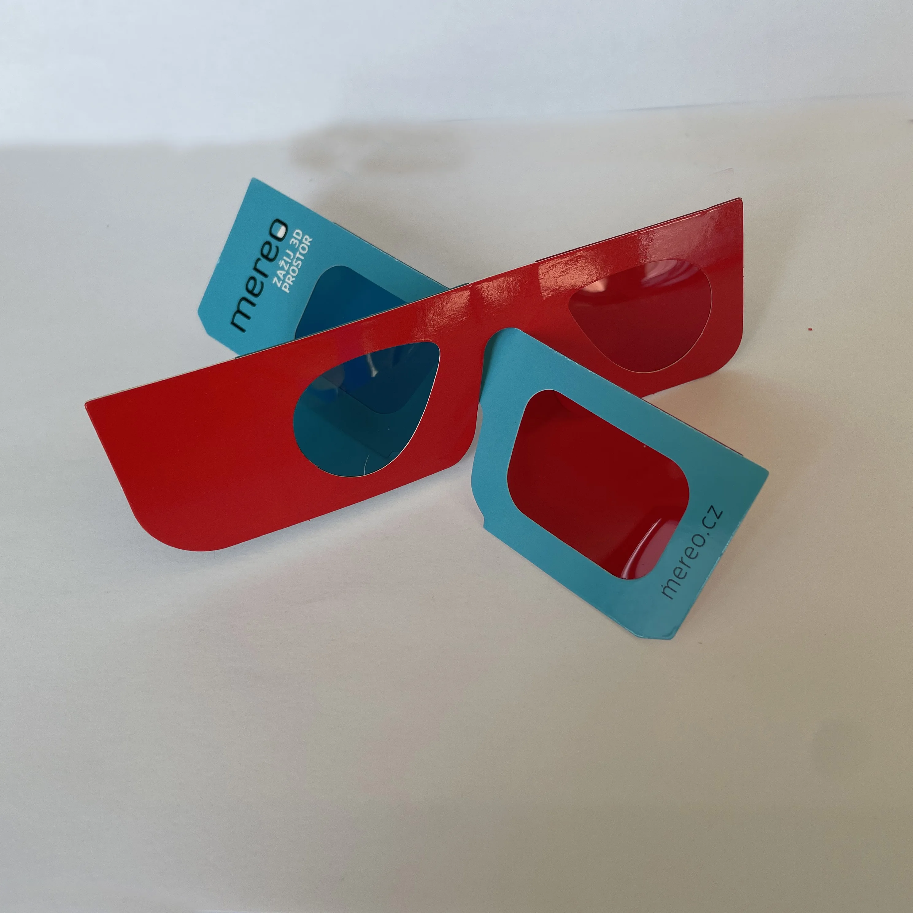 Профессиональное производство дешевые 3D бумажные очки с логотипом на заказ