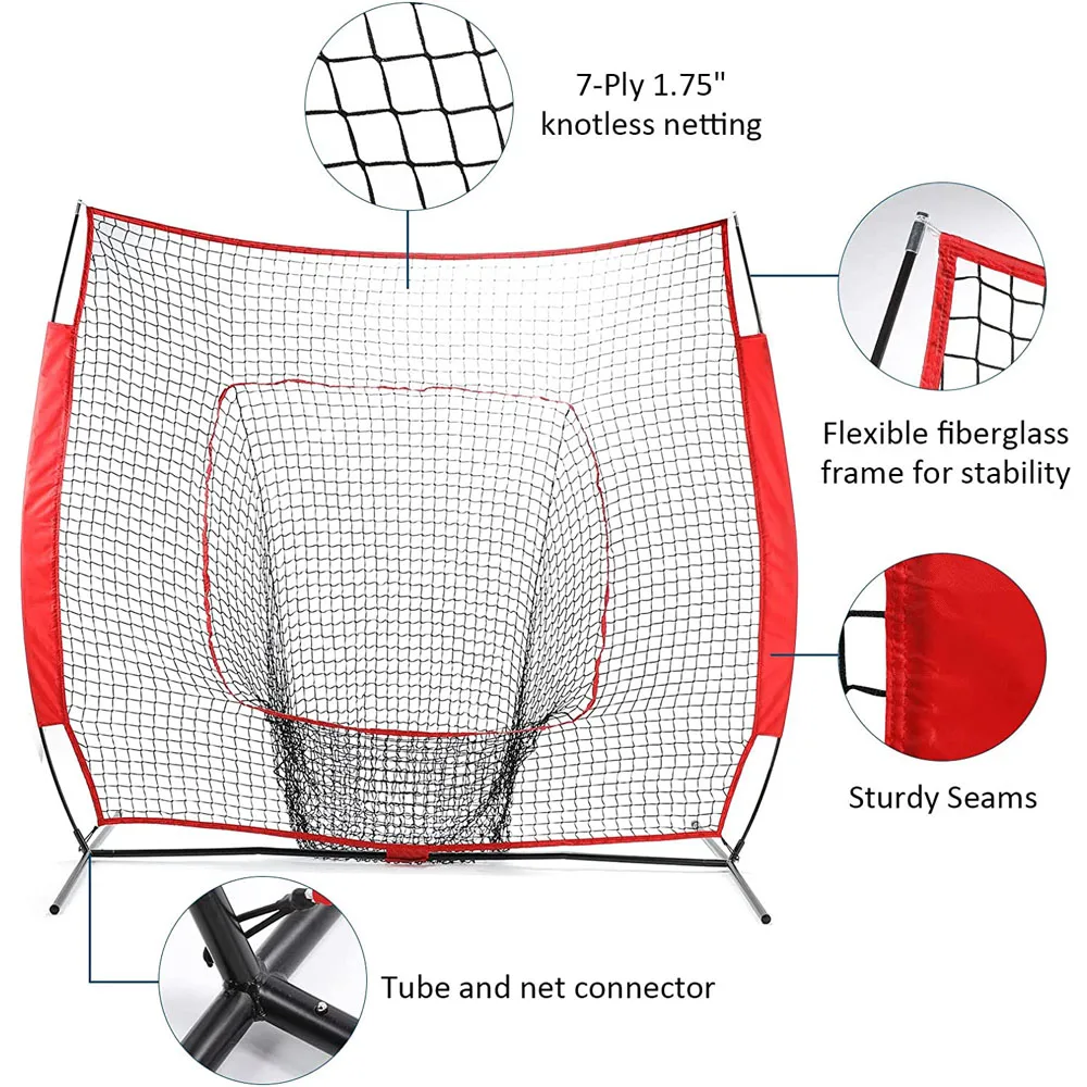 High Quality Wholesale custom Portable outdoor sports Baseball Net practice batting training net