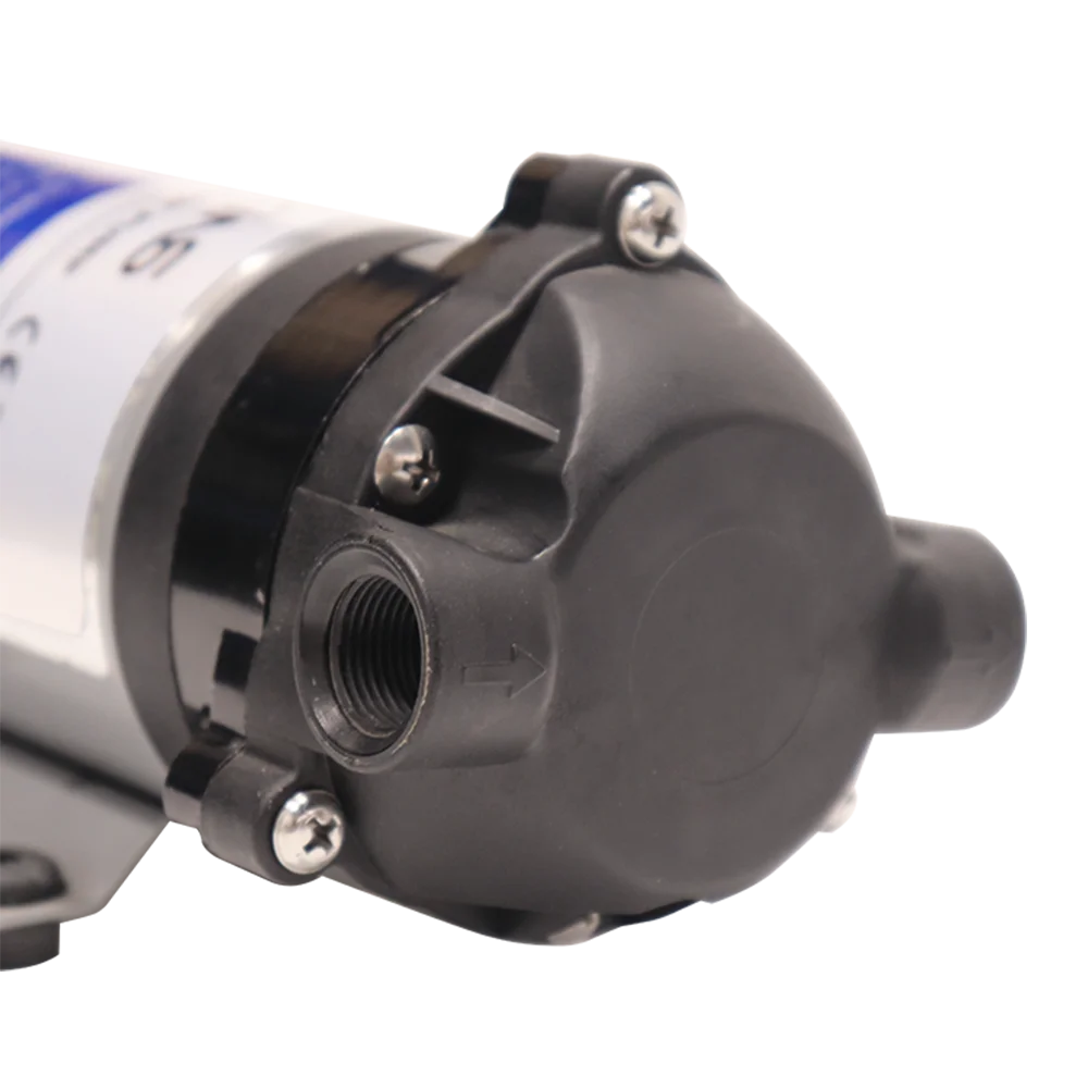 Hikins 500GPD 24VDC 3-Chamber Regular-Size 220LPH Reverse Osmosis RO Diraphragm Boost Pump For Water Purifier