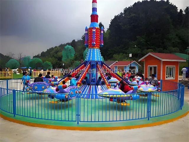 Cheap Price Kiddie Amusement Park Rotary Flying Aircraft Rides 16 Seats Self-Control Plane Rides For Sale
