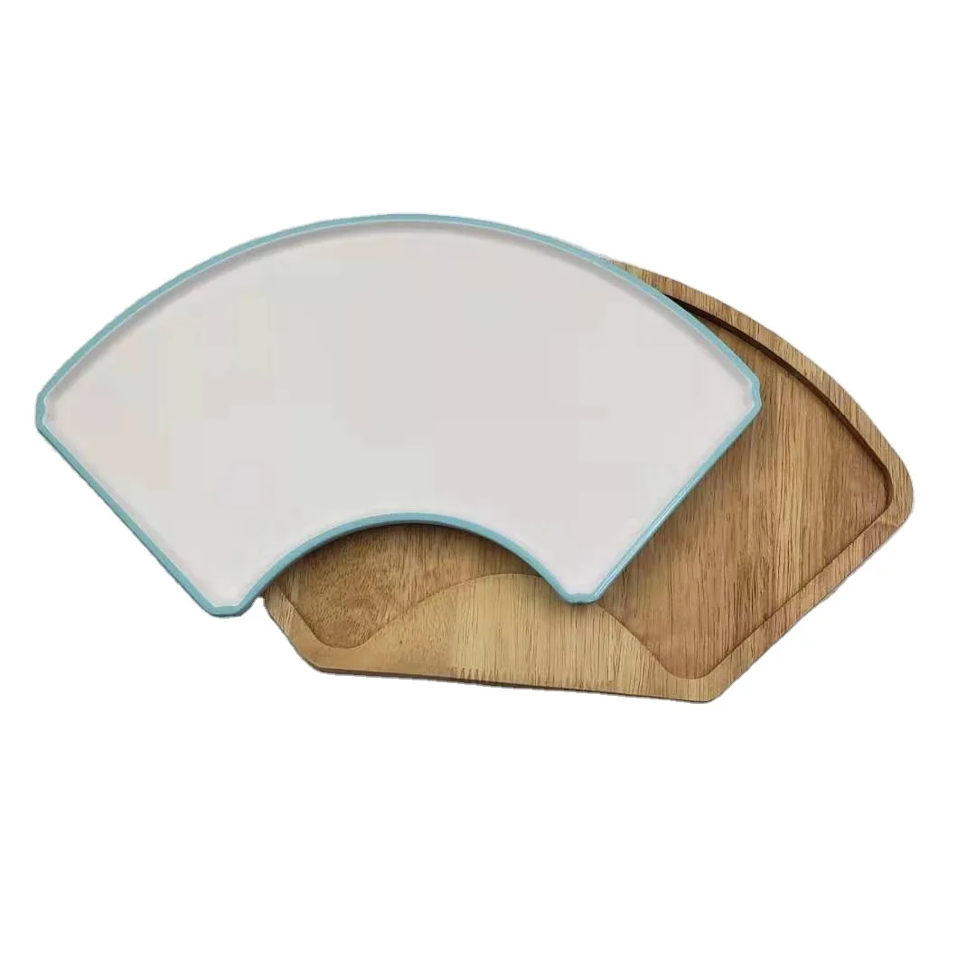 Лидер продаж на Amazon, китайский ресторанный сервировочный поднос в китайском стиле с деревянной основой, поднос для Пекинской утки