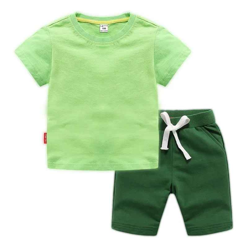 
Mysweeby 2021 summer new products kid clothing set 100% cotton fabric home wear kids clothes comfortable kids wear 