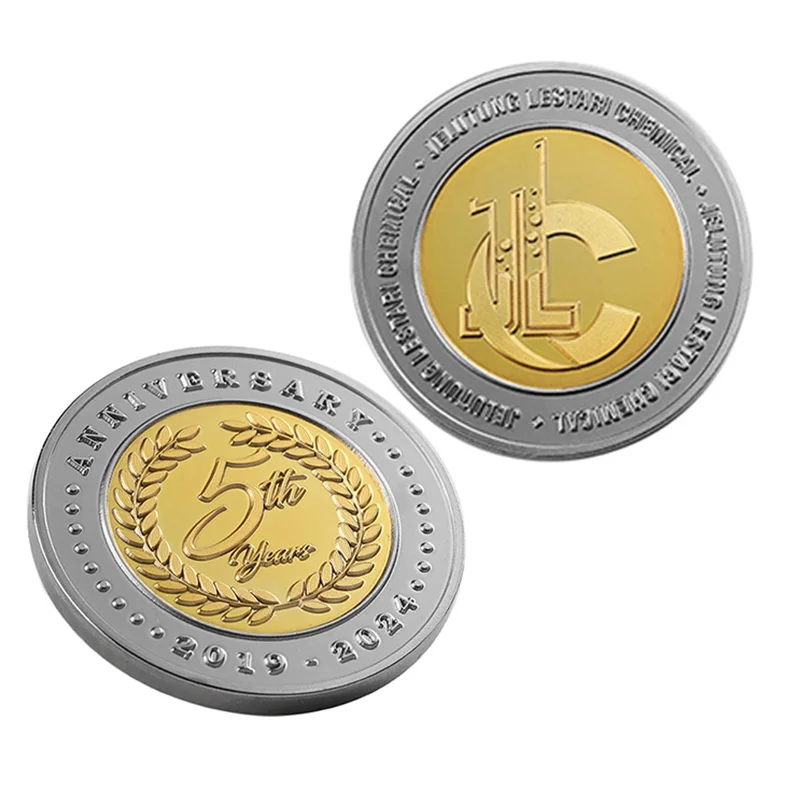 Manufacturer Custom Coins Die Stamping 3D Gold Silver Coins Metal Zinc Alloy Double Side Coin Collection for Souvenirs