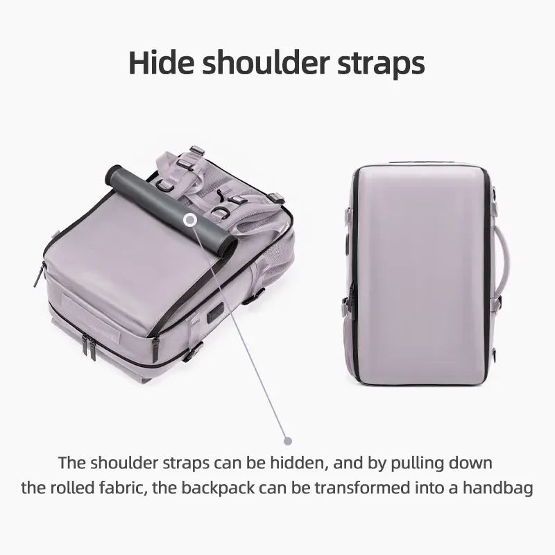 Rugged Outdoor Backpack - Unisex Style, Fashion Hiking Bag with Shoe Compartment, 30L, Adventure Seekers