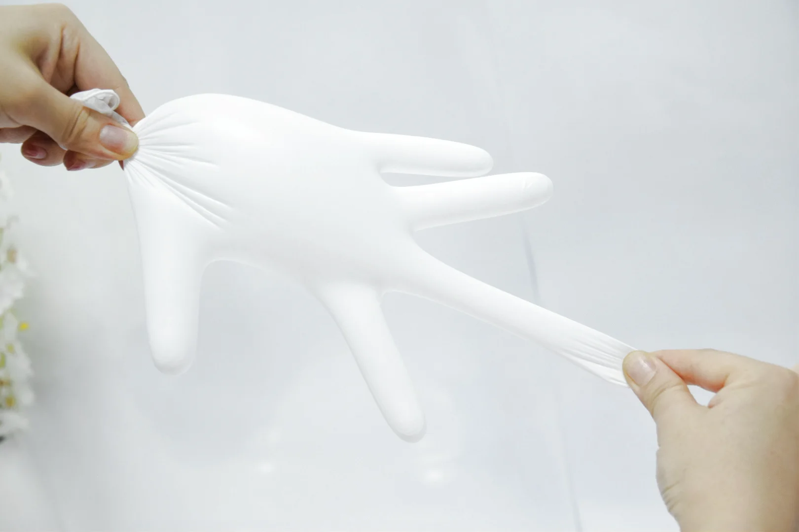 Factory Attractive Price New Type Vinyl / Nitrile Blending Glove Wholesale Garden Working Hand Gloves