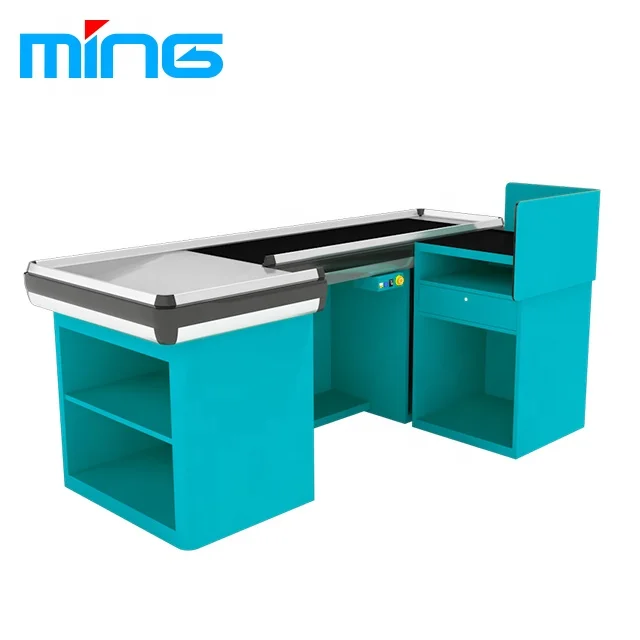 Supermarket Cashier Desk Equipment Checkout Counter
