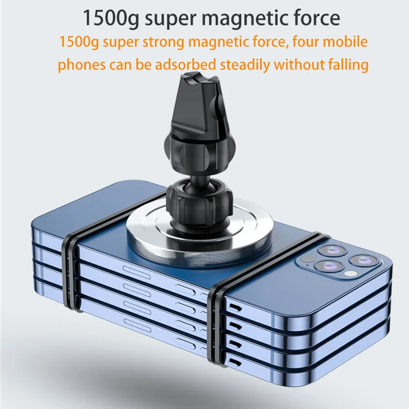 Metal Mobile Phone Holder For iPhone13 Magnetic Car Holder For Magsafe Car Mount