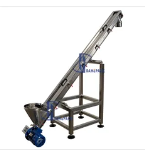 U Shape Screw Conveyor with Square Hopper
