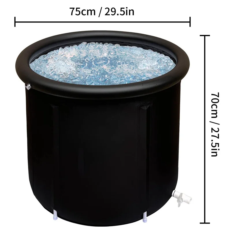 Customized Best Selling Enamel Steel Practical ice bath tub manufacturer cold plunge 2 person water filter vertical