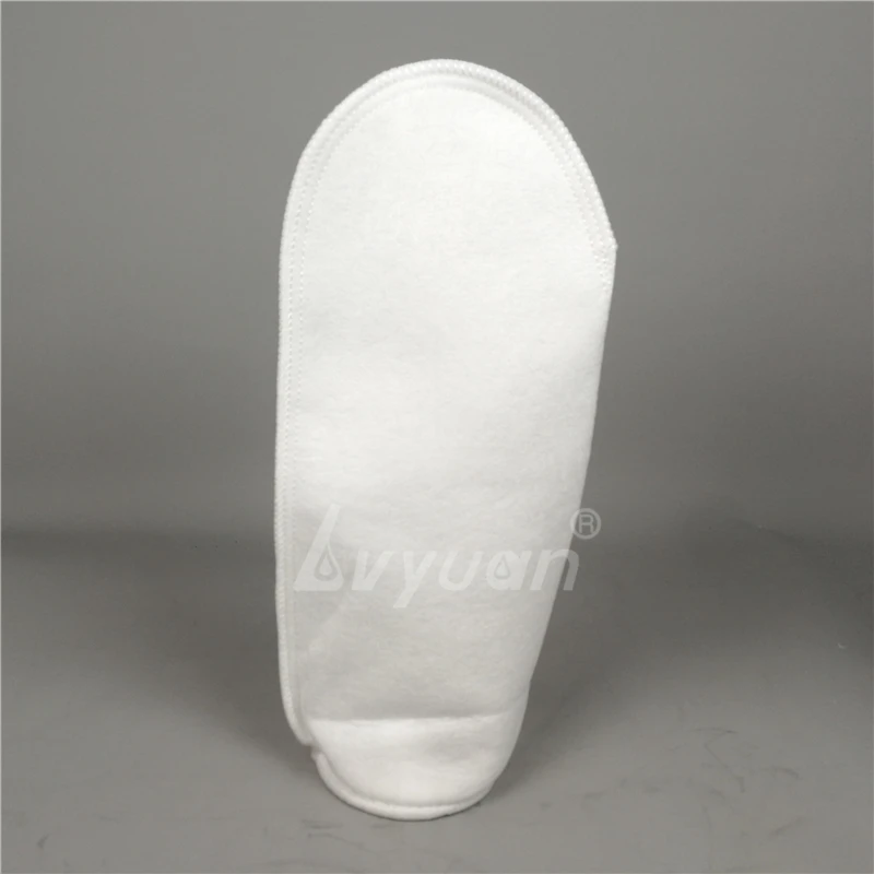 Guangzhou Factory price PET 5 micron Nonwoven polyester water oil repellent filter bag