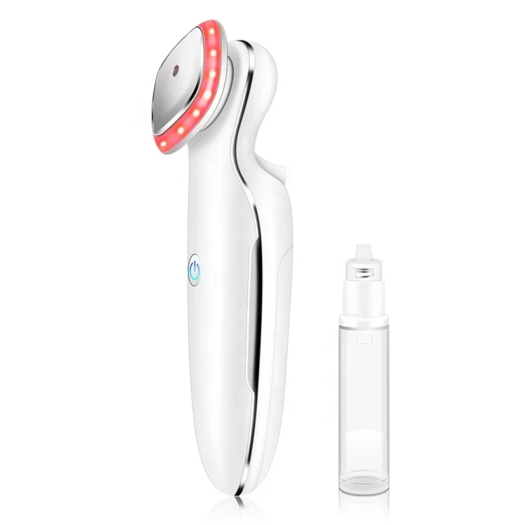 Home Use Skin Rejuvenation Face Lifting Sonic Vibration EMS Face Massager LED Facial Beauty Instrument