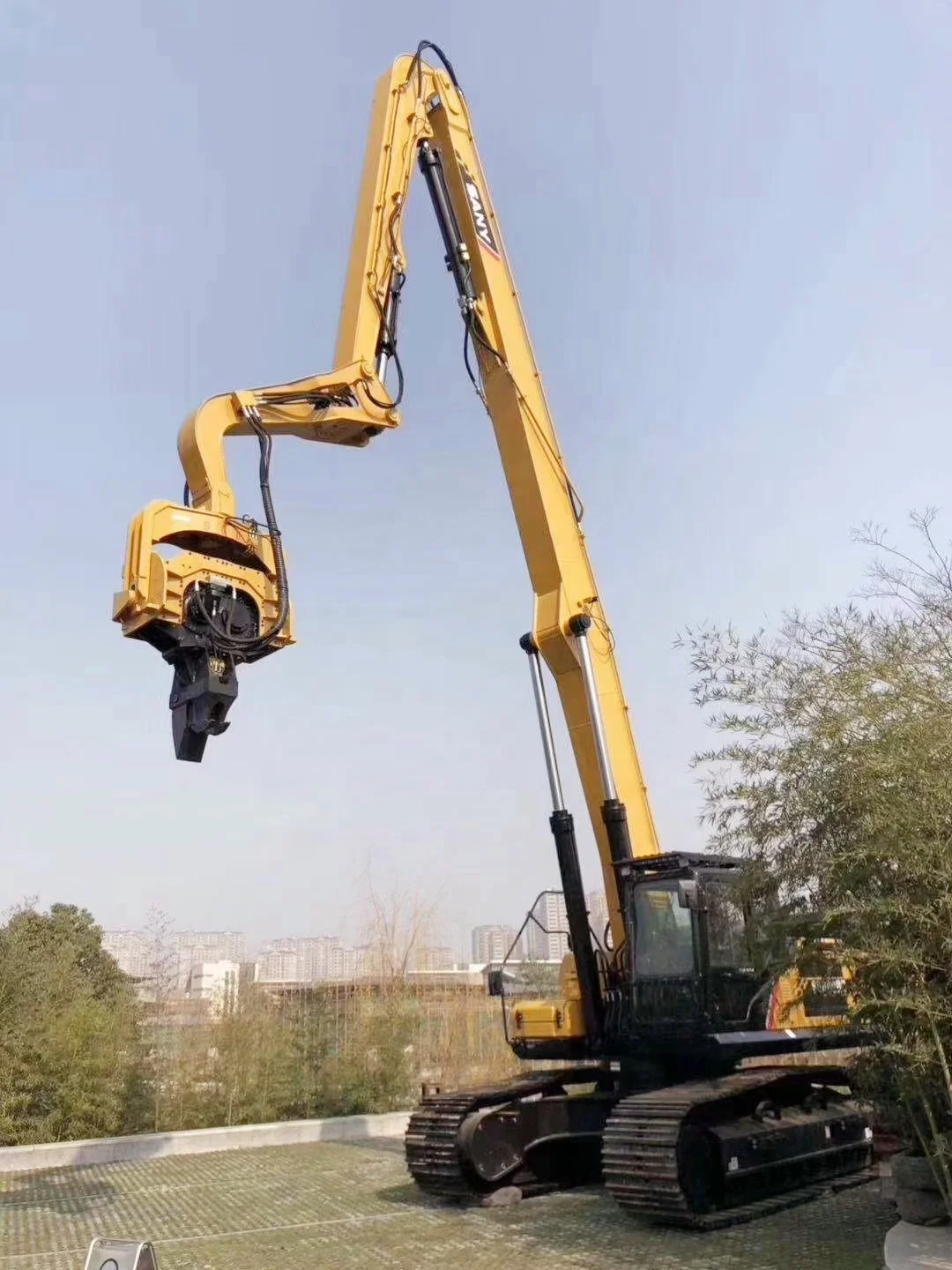 
Excavator Mounted Hydraulic Vibro Hammer/Vibratory Sheet Pile Driver 