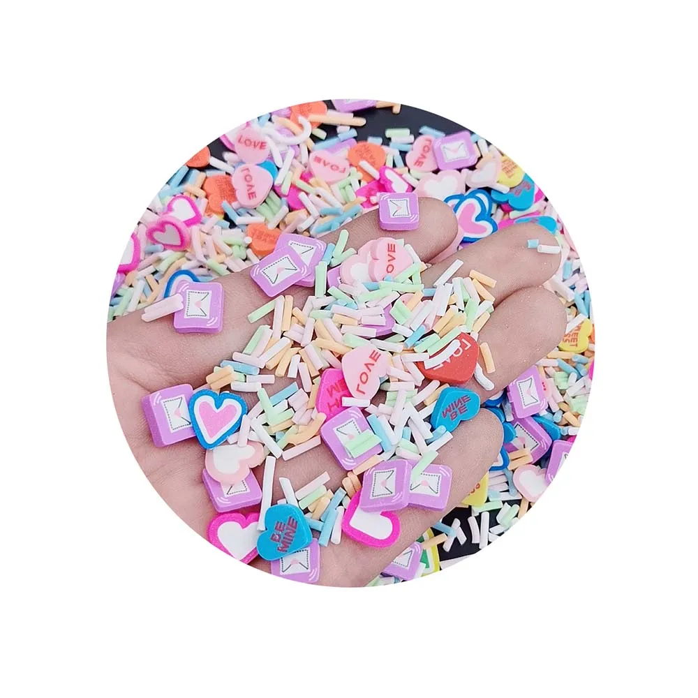 Confetti Love Polymer Clay Mix For a Charming Addition To Enhance Shaker Card