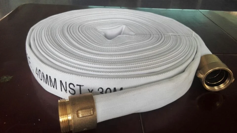 Пожарный шланг с одной оболочкой UL 1,5 дюйма с латунной муфтой