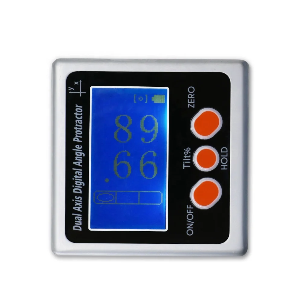Dual axis Mini Digital Inclinometer with magnet  Electronic digital protractor Digital level Box