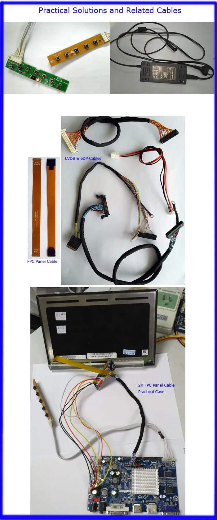 Самый дешевый Универсальный LCD AD плата контроллера LVDS ДЛЯ HD-MI VGA