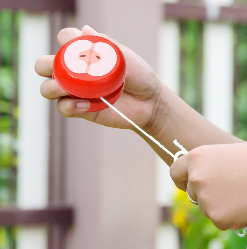 Wooden Toys For Babies Customize Wooden Yoyo Ball Wholesale Custom Logo Children Wood Yoyo Toy