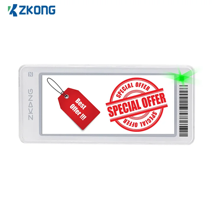 Zkong цены по прейскуранту завода-изготовителя 2 9 дюйма Eink Nfc модуль экрана Электронный Ценник для выставочный ярлык