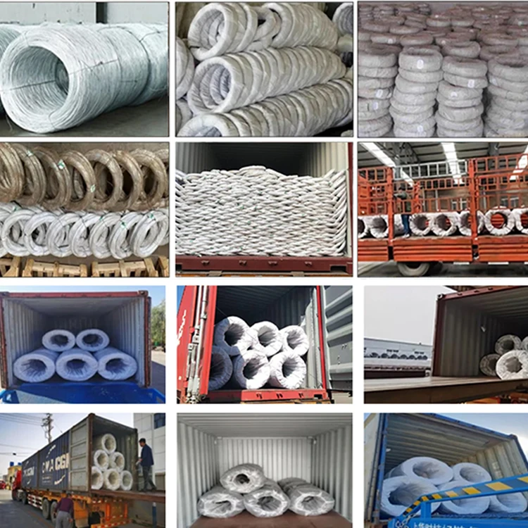 factory price 2.5mm customized gi wire Gauge 13 raw material galvanized iron wire for making nails