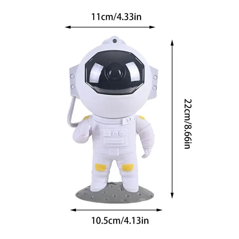 Rechargeable Astronaut Starry Sky Projector Light Nebula Star Night Lamp Starry Sky Projector Light