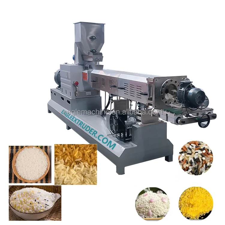 Jinan extruded machine for couscous artificial rice self-heating instant rice making lines Machinery