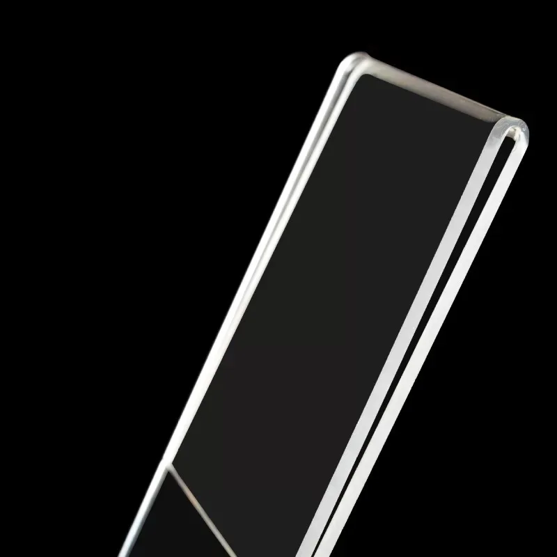 High Quality Acrylic Sign Holder Flyer Document Paper Display Stand clear Frame Table Sign Holder