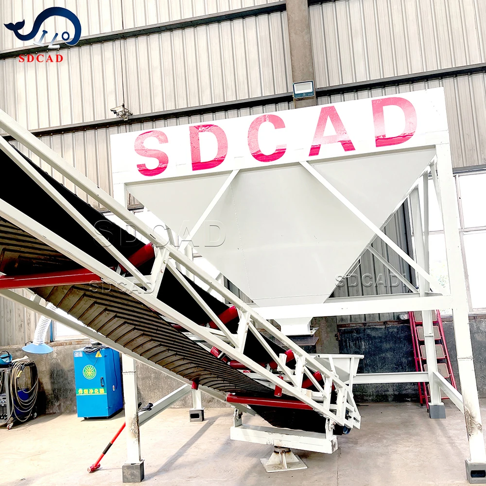 Бренд SDCAD изготовленный по индивидуальному заказу бетоноукладчик сухой мобильный бетонный завод