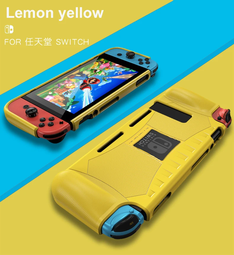 Video Game Console Protection Soft Silicone Case for Switch Custom TPU Simple Drop-resistant Protective Case